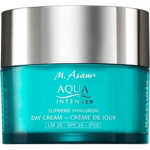 M. Asam AQUA INTENSE Supreme Hyaluron Day Cream LSF 25 (50ml) - Crema Viso Senza Profumo per un'Idratazione Intensa, Crema Antietà Giorno per una Pelle più Levigata, Vegana