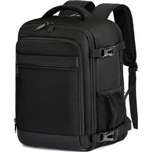 KLOSTAIN Zaino Ryanair 40x20x25 Zaino da Viaggio Aereo Bagaglio a Mano 20L Borsa da Cabina Zaino per Uomo e Donna da Lavoro Viaggio e Trekking Scuola,14 Pollici Zaino Porta PC Dayback Nero