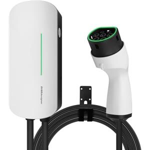 EVSEdesigner Wallbox 7,4kW Stazione di ricarica domestica di tipo 2 per veicoli elettrici Monofase Cavo da 6M Uso esterno e interno