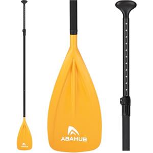 Abahub Pagaia SUP Alluminio Remi SUP Paddle Stand Up Paddle Telescopico 173-213 cm Rivestimento in PU per SUP Surf Board Boating, Nylon Plastic Blade Nero/Blu/Verde/Rosso/Arancione/Giallo