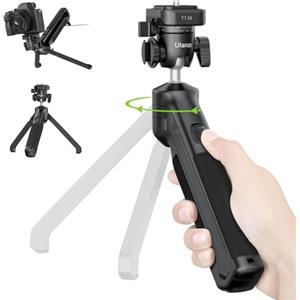 ULANZI TT38 Vlog Tripod, Mini Treppiede per Fotocamera, Capacità di Tarico 3 kg, Treppiede Vlogging da tavolo con Montaggio Rapido UKa e F38 Compatibile con Sony a7c, Nikon z30 e FUJIFILM X-S10/X-S20