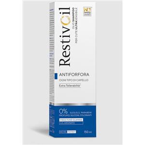 RestivOil Zero Olio Shampoo 150ml - Trattamento per Forfora Grassa e Secca, Formula Delicata