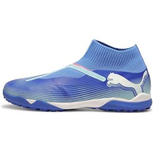 Puma Future 7 Match+ Ll TT, Soccer Shoe Unisex - Adulto, Bluemazing Puma White Electric Peppermint, 45 EU