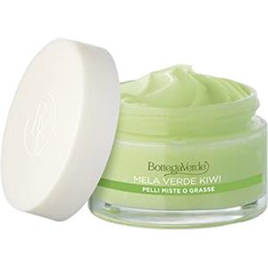 Bottega Verde, Estratti di bellezza -Crema gel - Mela verde e Kiwi - idrata opacizza per pelli miste o grasse (50 ml)