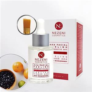 NE NEZENI Peeling chimico viso AHA, PHA e PBHA | Pelle secca e/o sensibile | 6 DIVERSI acidi naturali | Esfolia e leviga, riduce le imperfezioni | Nezeni Cosmetics - BASSO CONSERVANTE