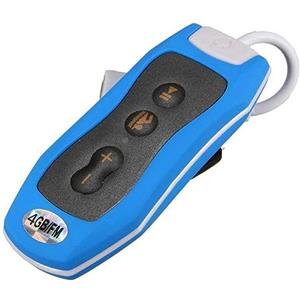yasoe Clip Impermeabile IPX8 Lettore MP3 Radio FM Suono Stereo Nuoto Immersioni Surf Ciclismo Sport Lettore Musicale con FM(C) Durevole 4GB Blu