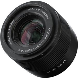 VILTROX Obiettivo Grandangolare AF 20mm f/2.8 per Sony E-Mount e Nikon Z - Autofocus, Leggero e Compatto