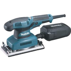 Makita BO3711 Levigatrice Orbitale con Base Rettangolare, 190W, 4000-11000 orb/min