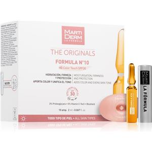 Martiderm Formula Nº10 - Siero Viso con Vitamina C-Tech, SPF30, 10 Fiale da 2 ml