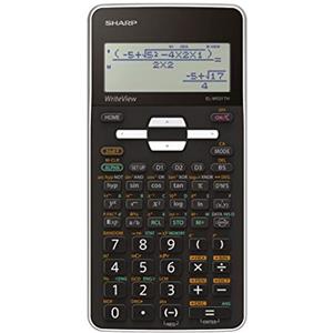 Sharp EL-W531 TH-WH - Calcolatrice scientifica (display riteView, ingresso D.A.L., funzionamento a batteria), colore: Bianco/Nero