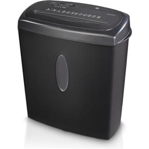 Hama - Distruggi documenti elettrico Home X12CD, taglio a croce, CD, carte di credito, 21 litri, nero