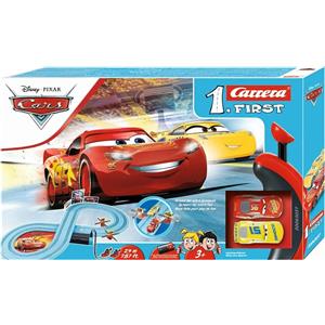 Carrera First Cars Race Set - Pista Radiocomandata per Bambini dai 3 Anni con Licenza Disney Pixar