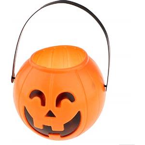 Lovelegis Cestino Zucca Portacaramelle Dolcetto O Scherzetto Arancione 18 cm Halloween Idea Regalo Natale Compleanno Festa