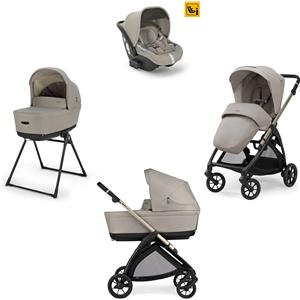 Inglesina - Trio Electa Con Seggiolino Auto Darwin Isize Upper Black Con Telaio Iridio Black 2024