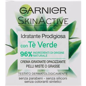 Garnier Idratante Prodigiosa Con Tè Verde Crema Viso Idratante Opacizzante Per Pelli Miste 50 ml