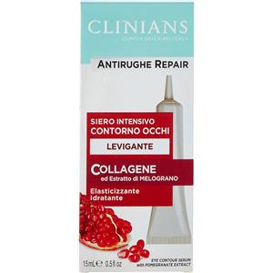 Clinians Siero Intensivo Contorno Occhi 15 ml - Antirughe con Collagene ed Estratto di Melograno