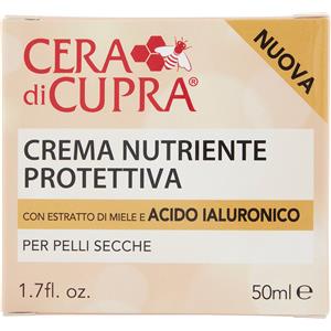 Cera Di Cupra Crema Nutriente Protettiva 50 ml - Con Acido Ialuronico, Estratto di Miele e Vitamina E per pelli secche