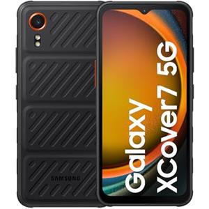 Samsung Galaxy XCover7 5G Smartphone Android Resistenza IP68, Display da 6.6'', RAM 6GB, 128 GB di Memoria Interna Espandibile, Batteria 4.050 mAh, Nero [Versione italiana]