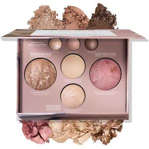 Laura Geller Beauty LAURA GELLER NEW YORK Palette Occhi e Viso Best of the Best - 6 Ombretti Nude, Blush, Illuminante e Bronzer in un Unico Kit Make Up Cotto, Fatto a Mano in Italia, Trousse Trucchi Donna All-in-One
