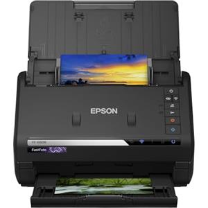 Epson Fastfoto Ff-680W Scanner Rapido con Alimentatore Automatico, 600 Dpi, 45 Ppm, Multiformato, Wi-Fi, Acquisisce, Modifica e Condividi, Software Ocr Incluso.