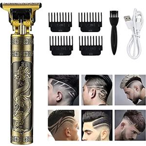 Vinmooog Tagliacapelli Uomo Professionale,Beard Trimmer,Regolabarba Uomo,Rasoio Capelli Uomo,USB Ricaricabile Portatile Rasoio Elettrico Barba,Adatto Adulti e Barbiere