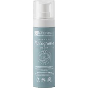 La Saponaria Crema Viso No-age Melagrana 50 ml - Antirughe, Nutriente e Antiossidante per Pelle Matura