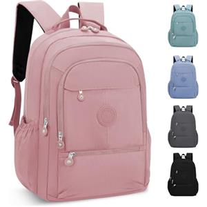 KTUEOV Zaino Scuola, Zainetto Universita Donna Impermeabile Backpack con Scomparto per 15,6 Pollici Porta PC, Zaini Scolastici Media Superiore Ragazza Uomo Leggero Zaino Multitasche da Viaggio/Lavoro