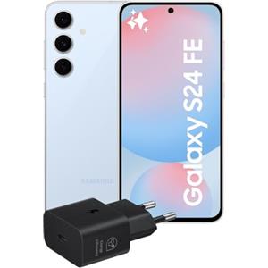 Samsung Galaxy S24 FE Smartphone AI, Caricatore Incluso, Display Dynamic AMOLED 2X 6.7'', Dual SIM, Fotocamera 50MP, 8GB RAM, 128GB, Batteria a lunga durata, IP68, Blue [Versione Italiana]