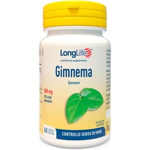 LongLife Gimnema 500 mg - Integratore Vegetale per il Controllo del Peso e del Senso di Fame - 60 Capsule