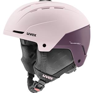 uvex stance, casco da sci Unisex adulto, powder-plum matt, 51-55 cm