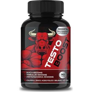 BeSwiss Testosterone Uomo | Testoterone Booster Altissimo Dosaggio Maca, Tribulus, Ashwagandha | Potenziatore + Massa Muscolare + Forza e Resistenza