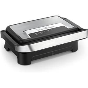 Moulinex Inicio Compact, Grill per Panini, GI270D | Facile da Pulire, Facile da Riporre, Design Compatto