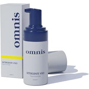 Omnis Uomo Omins Uomo- Detergente Viso Uomo, Crema idratante, Pulizia Profonda, Freschezza e Idratazione, Skincare per lui, con Acidio ialuronico e Aloe Vera, 100ml