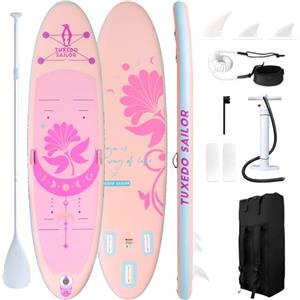 Tuxedo Sailor SUP Gonfiabile Adulti 320 cm Stand Up Paddle Board, Tavola da SUP Paddle Board con Accessori, Tavola Gonfiabile 2 Posti