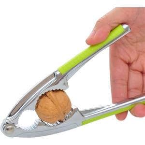 Butyeak Noce Cracker, Schiaccianoci, Noce Pinze, Pinze per Noci, Schiaccianoci Clip con Manico in Silicone, Aprinoci in Acciaio Inox per Noci, Noci Pecan, Mandorle, Pistacchi