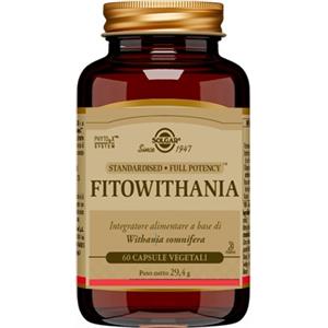 Solgar Fitowithania - Integratore Tonico Adattogeno 60 Capsule Vegetali