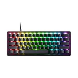 Razer Huntsman V3 Pro Mini (interruttori analogici) - Tastiera gamer ottica al 60% (sgancio rapido, interruttori analogici regolabili da 0,1-4 mm, tasti PBT Doubleshot) Tastiera AZERTY | Nero