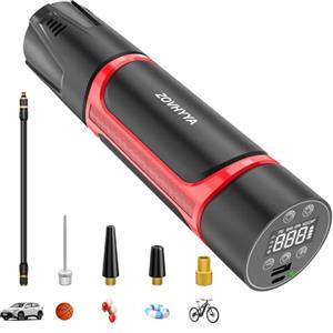 ZOVHYYA Compressori Portatili per Auto 150PSI 4500mAh Compressore Aria Portatile Auto Mini Compressore Portatile Elettrica Ricaricabile USB C con Display Digitale Luce a LED per Pneumatici Auto