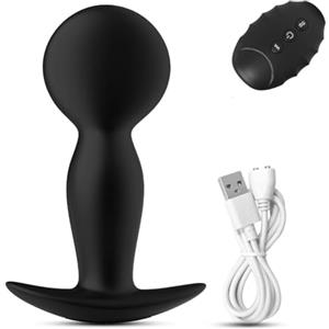 ModexO Plug anale Plug anale gonfiabile vibratore pompa dildo butt plug macchina del sesso anale masturbatore ano giocattoli adulti del sesso