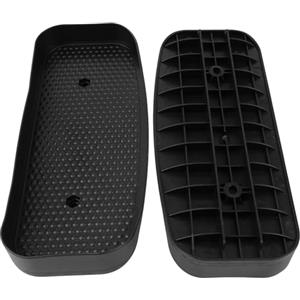 CWOQOCW Pedana in plastica per macchina ellittica Stepper, durevole e pratico, design antiscivolo, adatta per tubi quadrati da 30 x 30 cm