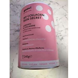 Goovi Collagene Vegetale 240g - Integratore Alimentare con Aminoacidi, Vitamina C e Melograno per il Benessere della Pelle