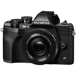 OLYMPUS FOTOCAMERA MIRRORLESS OLYMPUS E-M10 MARK IV + M.ZUIKO 14-42MM F3.5‑5.6 EZ PANCAKE, Nero