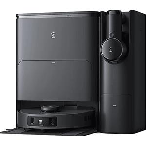 ECOVACS Robot aspirapolvere e lavapavimenti ECOVACS DEEBOT T30S COMBO COMPLET, Aspirazione 11.000 Pa, Autopulizia con mop ad acqua calda a 70°C, Sollevamento moci di 9mm