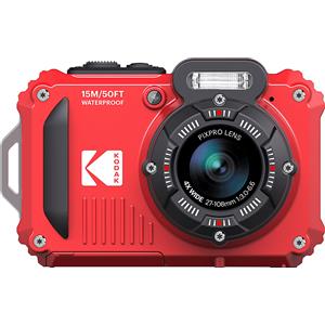 KODAK FOTOCAMERA DIGITALE KODAK PixPro WPZ2 Zoom ottico 4x, 16,35 megapixel, ROSSA