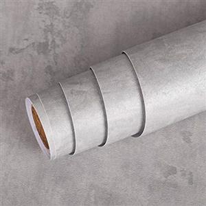 Livelynine Carta Adesiva cemento Carta da Parati Adesiva Effetto Cemento Tortora Carta Parati Vintage Grigio Pellicole Adesive per Mobili Scrivania Tavolo Top Cucina Piano Muro Lavabile 40CMX2M