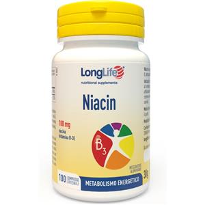 LONGLIFE Srl NIACIN 100MG 100TAV LONG LIFE