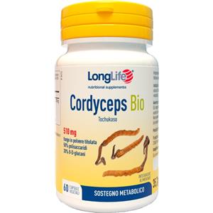 LongLife Cordyceps Bio 60 Capsule Vegetali - Integratore per il Benessere Respiratorio e Metabolico