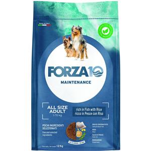 Forza10 Cibo Secco Completo per Cani Adulti con Pesce e Riso - 12 kg