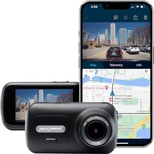 Nextbase 322GW - Dash Cam - Full HD 1080p / 30fps DVR Cam - Moduli di registrazione anteriore e posteriore - Angolo di visione ampio 140 ° - Wi-Fi e Bluetooth - GPS - Emergenza SOS