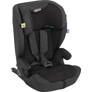 Graco - Energi™ i-Size R129 Seggiolino auto 2-in-1 Rialzo con schienale con ISOFIX e Top Tether, da 76 a 150cm (15 mesi fino a circa 12 anni), colore Midnight